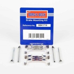 Brake Disc Pad Accessory Kit BORG & BECK BBK1719 for ALFA ROMEO &more..