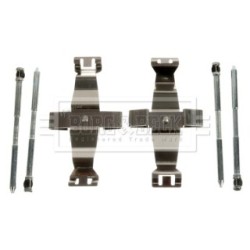 Brake Disc Pad Accessory Kit BORG & BECK BBK1721 for TESLA