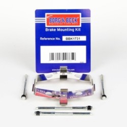 Brake Disc Pad Accessory Kit BORG & BECK BBK1731 for AUDI TT