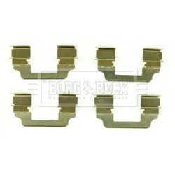 Brake Disc Pad Accessory Kit BORG & BECK BBK1739 for BMW