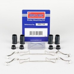 Brake Disc Pad Accessory Kit BORG & BECK BBK1740 for VOLVO S60