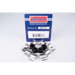 Brake Disc Pad Accessory Kit BORG & BECK BBK1751 for CITROEN