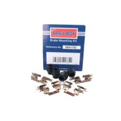 Brake Disc Pad Accessory Kit BORG & BECK BBK1752 for RENAULT
