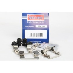 Brake Disc Pad Accessory Kit BORG & BECK BBK1760 for HYUNDAI