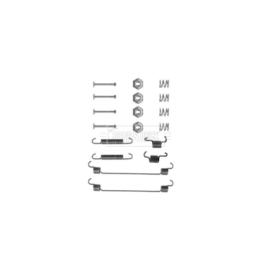 Brake Shoe Accessory Kit BORG & BECK BBK6089 for ALFA ROMEO &more..