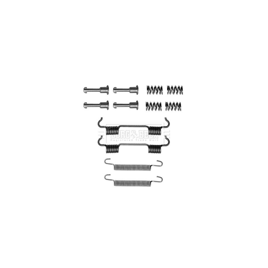 Brake Shoe Accessory Kit BORG & BECK BBK6136 for BMW OE 34410410823