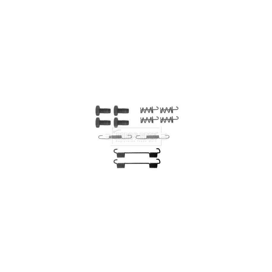 Brake Shoe Accessory Kit BORG & BECK BBK6150 for MERCEDES
