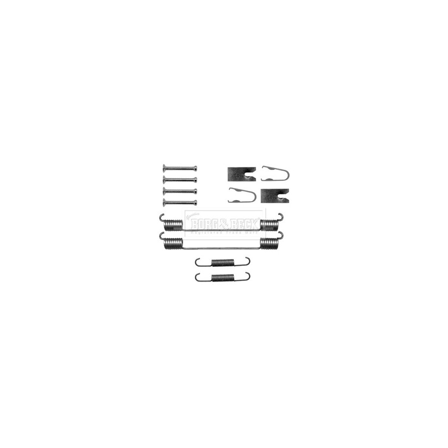 Brake Shoe Accessory Kit BORG & BECK BBK6152 for AUDI