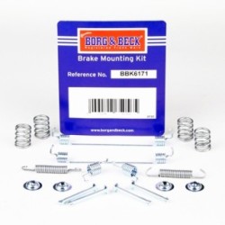 Brake Shoe Accessory Kit BORG & BECK BBK6171 for RENAULT KANGOO