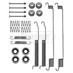 Brake Shoe Accessory Kit BORG & BECK BBK6195 for NISSAN OE 41008-43000