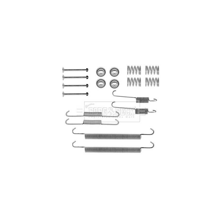Brake Shoe Accessory Kit BORG & BECK BBK6200 for CITROEN