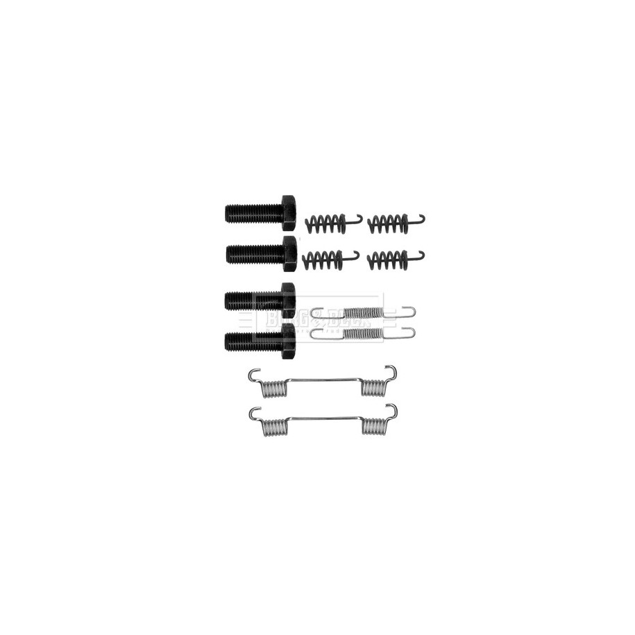 Brake Shoe Accessory Kit BORG & BECK BBK6235 for MERCEDES