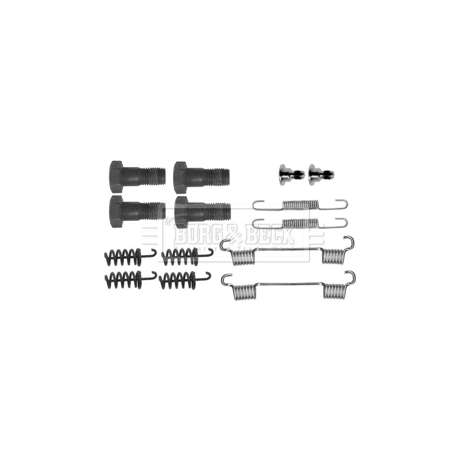 Brake Shoe Accessory Kit BORG & BECK BBK6237 for MERCEDES E-CLASS