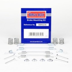 Brake Shoe Accessory Kit BORG & BECK BBK6238 for RENAULT