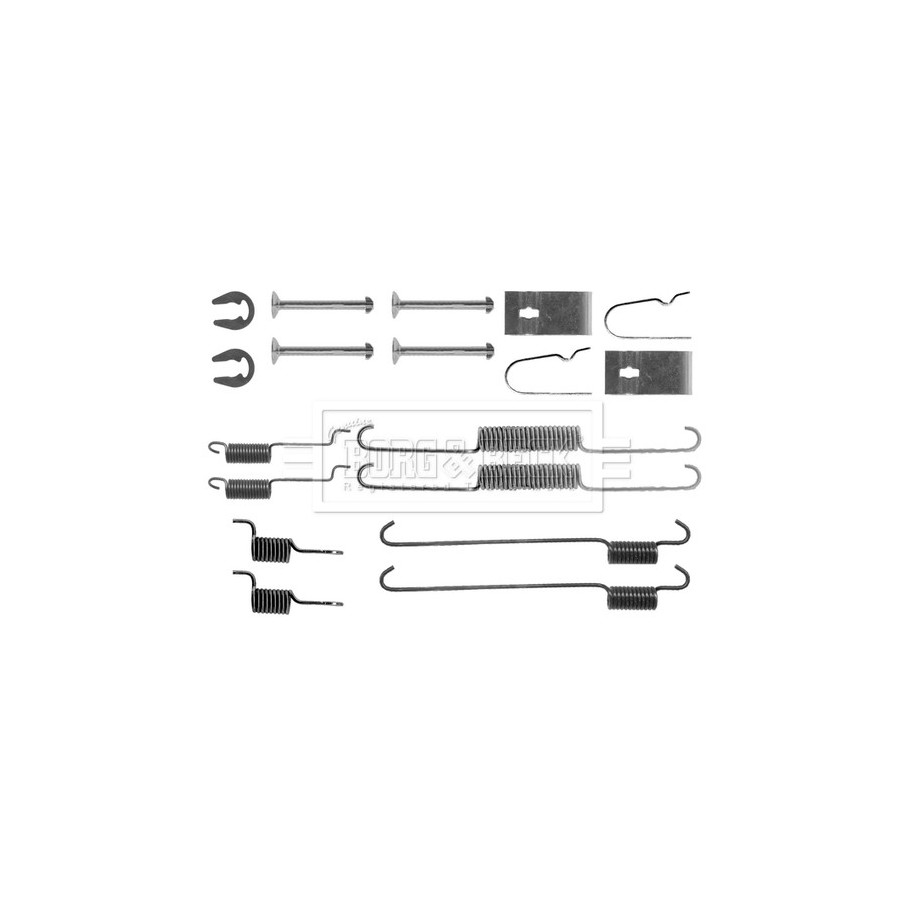 Brake Shoe Accessory Kit BORG & BECK BBK6274 for ROVER