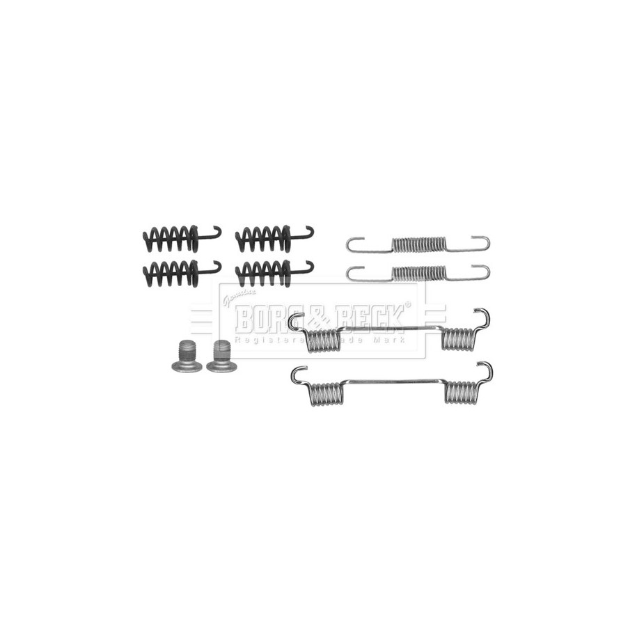 Brake Shoe Accessory Kit BORG & BECK BBK6284 for MERCEDES