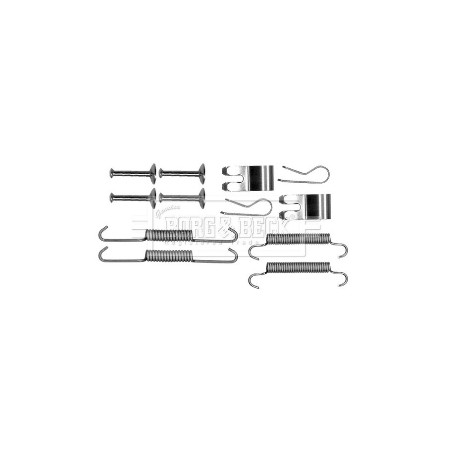 Brake Shoe Accessory Kit BORG & BECK BBK6307 for LAND ROVER
