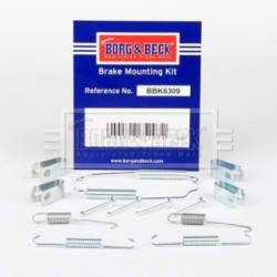 Brake Shoe Accessory Kit BORG & BECK BBK6309 for MAZDA 2