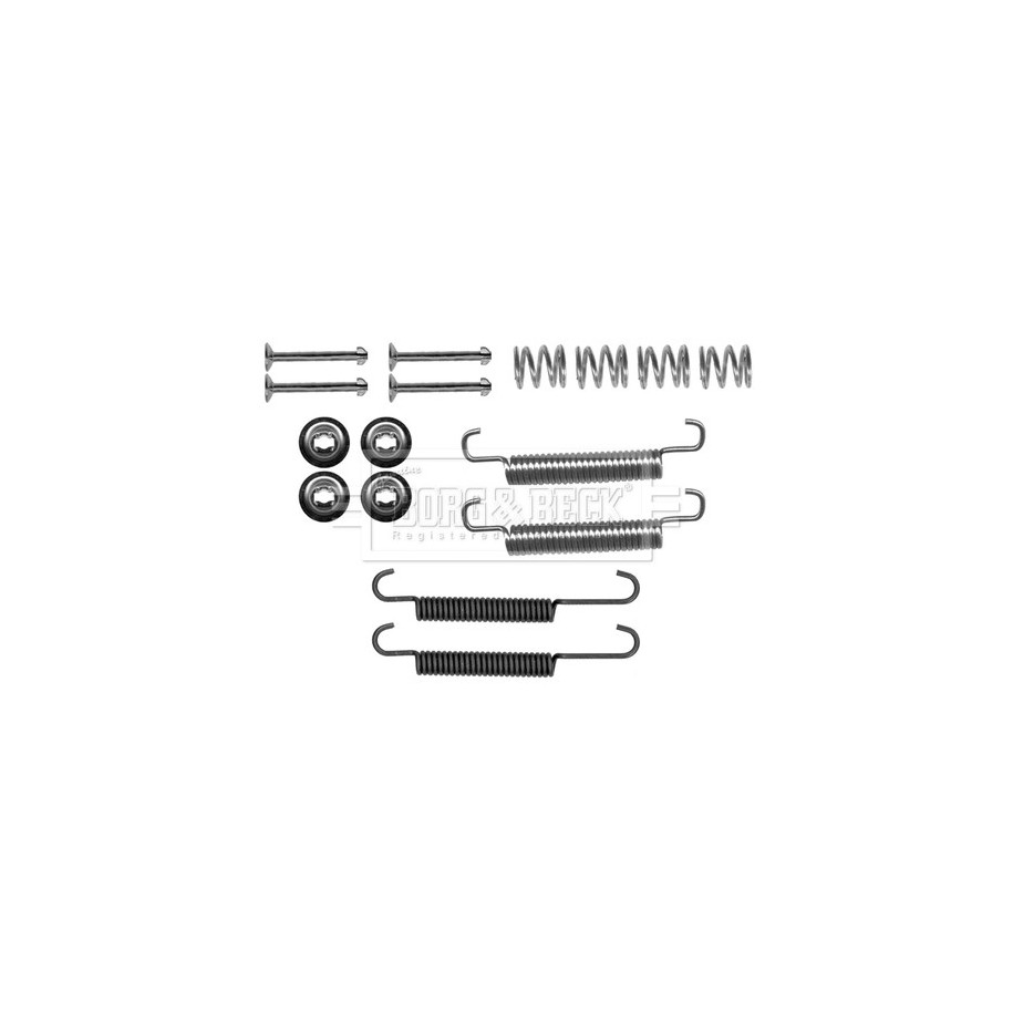 Brake Shoe Accessory Kit BORG & BECK BBK6320 for KIA CEE'D