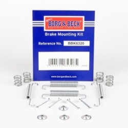 Brake Shoe Accessory Kit BORG & BECK BBK6320 for KIA CEE'D