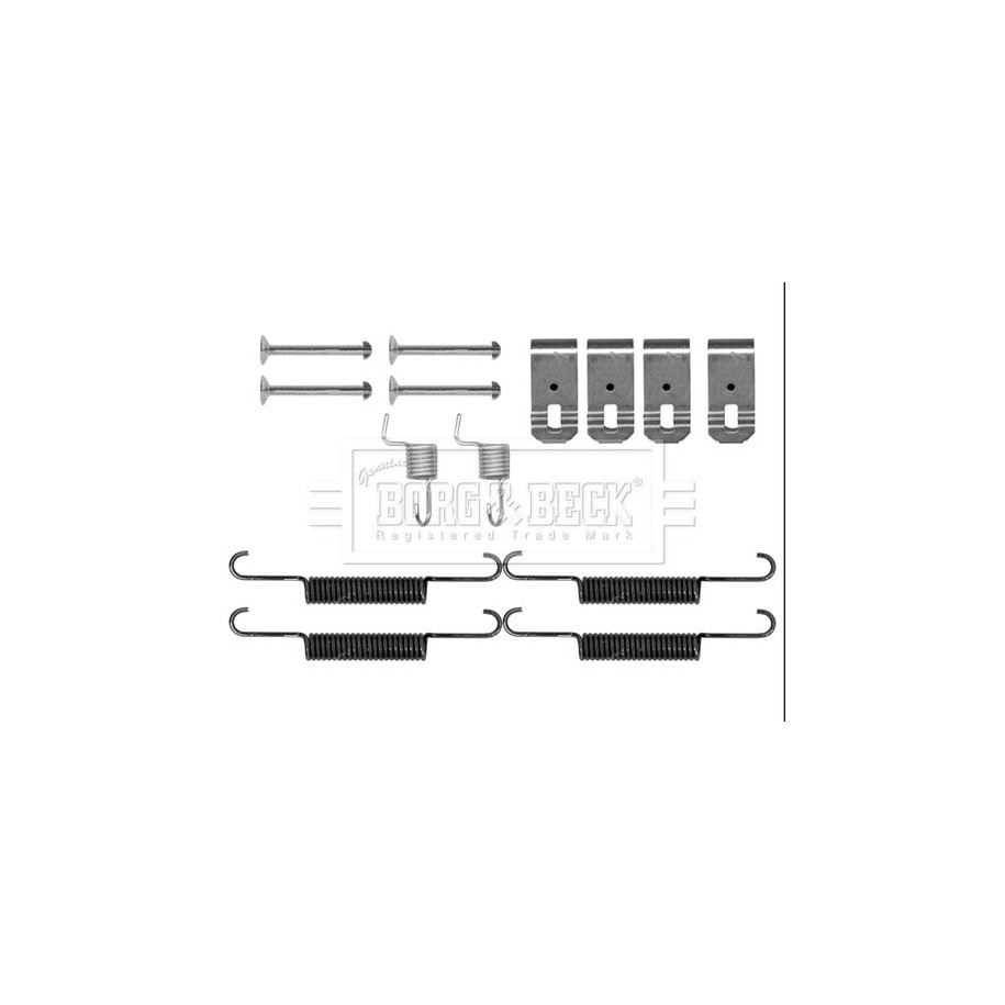Brake Shoe Accessory Kit BORG & BECK BBK6321 for HONDA CR-V