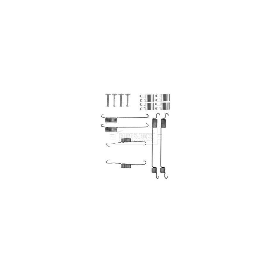 Brake Shoe Accessory Kit BORG & BECK BBK6331 for FORD
