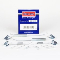 Brake Shoe Accessory Kit BORG & BECK BBK6338 for NISSAN NAVARA