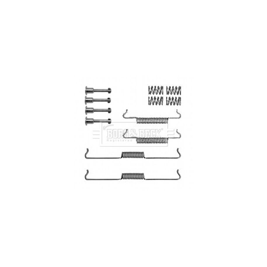 Brake Shoe Accessory Kit BORG & BECK BBK6343 for PORSCHE
