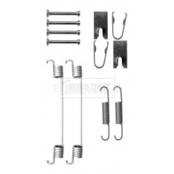 Brake Shoe Accessory Kit BORG & BECK BBK6344 for NISSAN