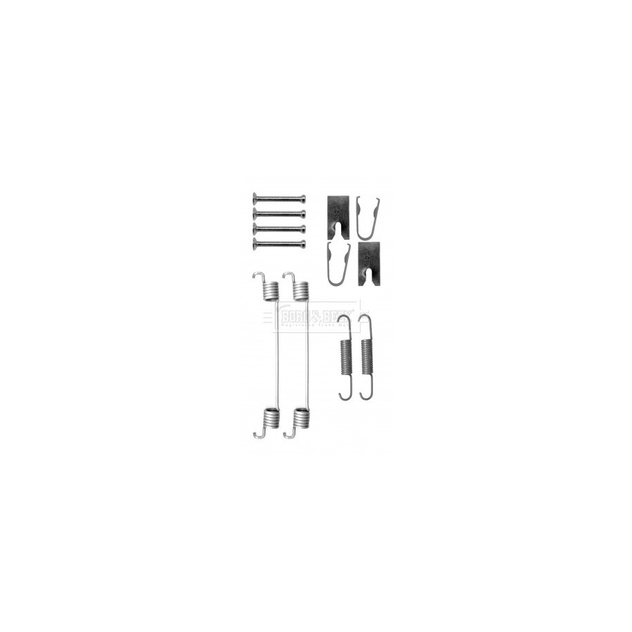 Brake Shoe Accessory Kit BORG & BECK BBK6344 for NISSAN