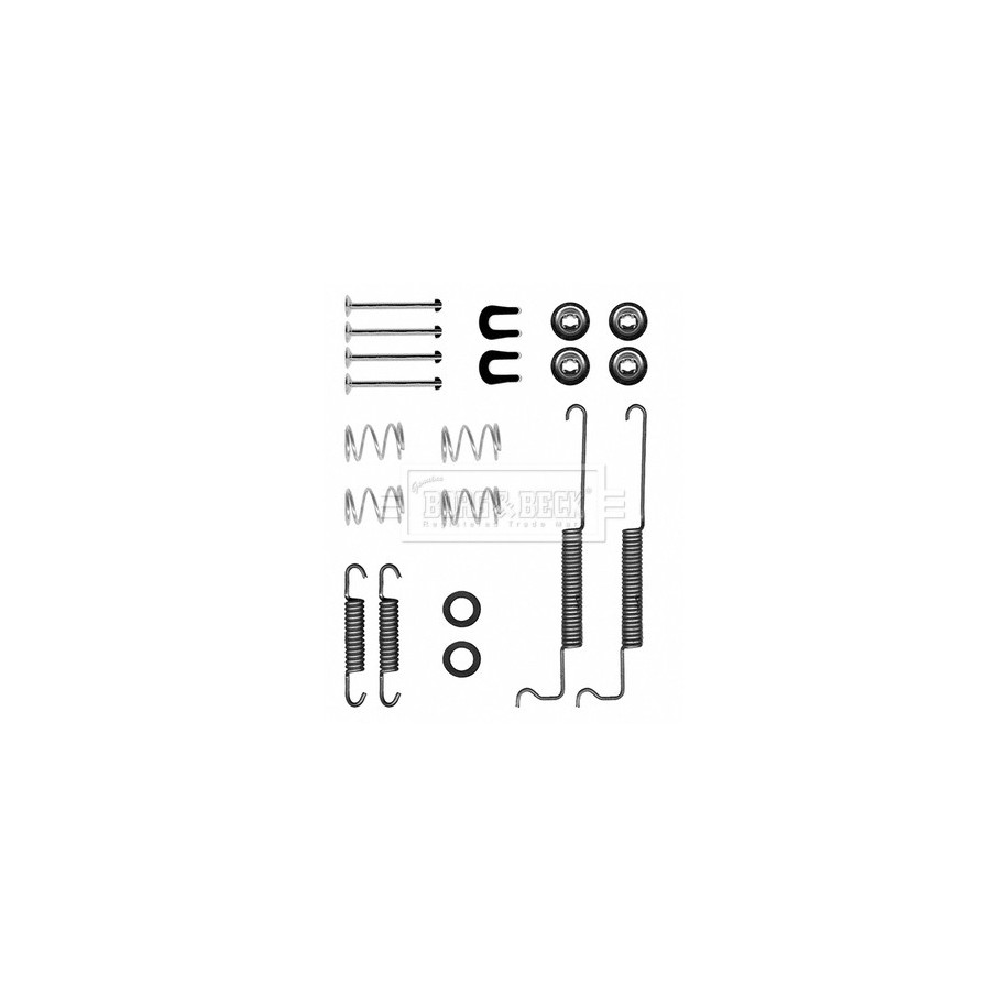 Brake Shoe Accessory Kit BORG & BECK BBK6349 for CHEVROLET AVEO