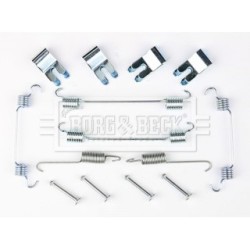 Brake Shoe Accessory Kit BORG & BECK BBK6357 for NISSAN MICRA