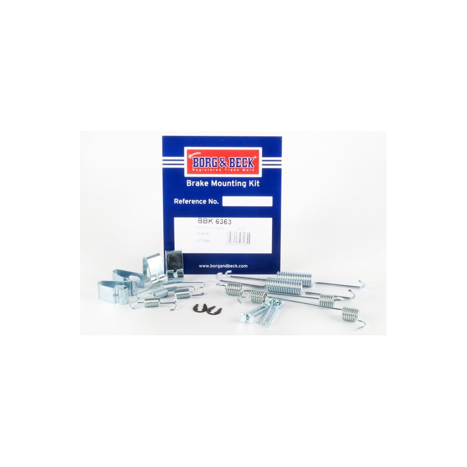 Brake Shoe Accessory Kit BORG & BECK BBK6363 for SUZUKI GRAND