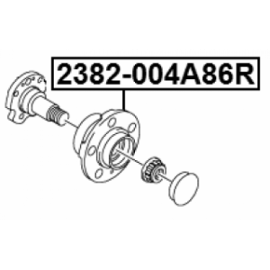 Wheel Hub - FEBEST 2382004A86R