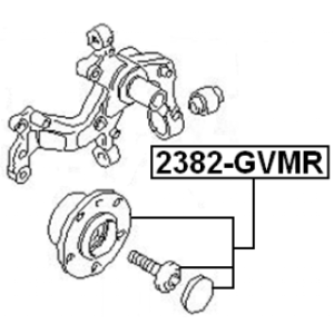 Wheel Hub - FEBEST 2382GVMR