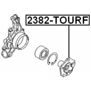 Wheel Hub - FEBEST 2382TOURF