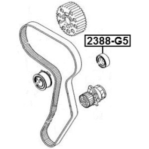 Deflection Guide Pulley Timing Belt - FEBEST 2388G5
