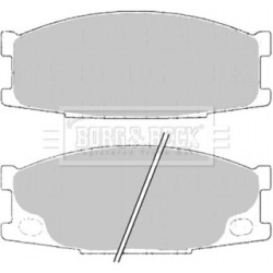 Brake Pad Set BORG & BECK BBP2193 for DAF