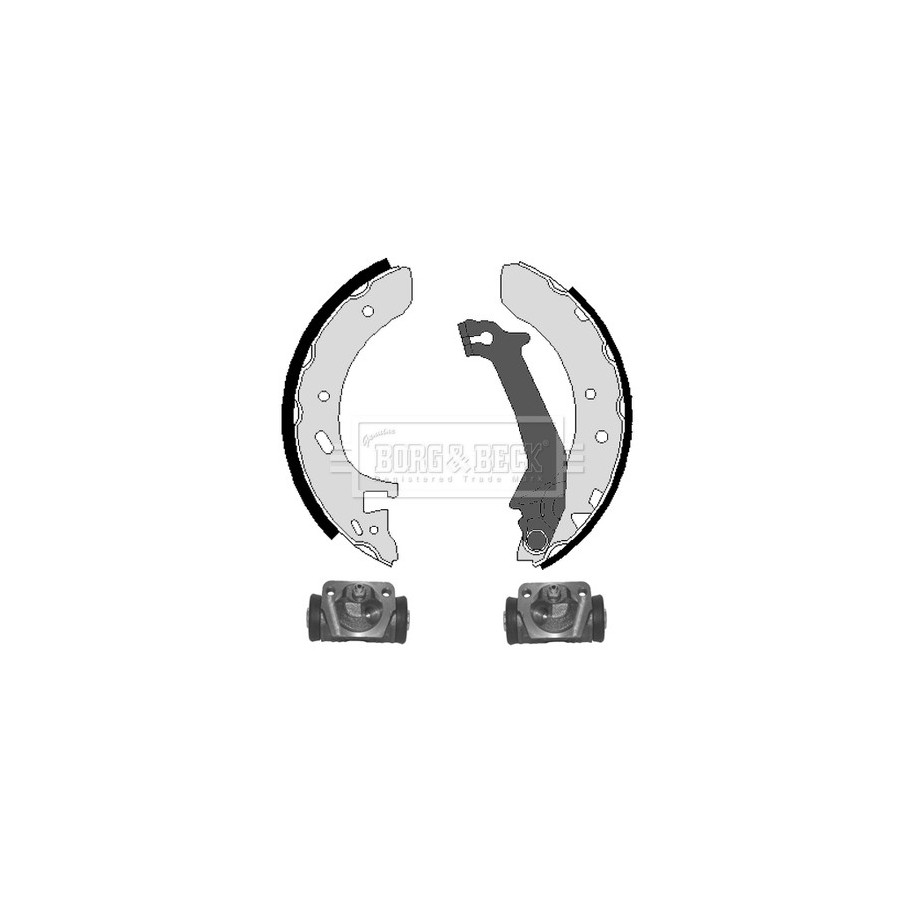 Brake Shoe Set BORG & BECK BBS1054K for FORD MONDEO