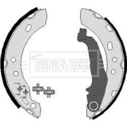 Brake Shoe Set BORG & BECK BBS6210 for NISSAN MICRA OE 4406099B26