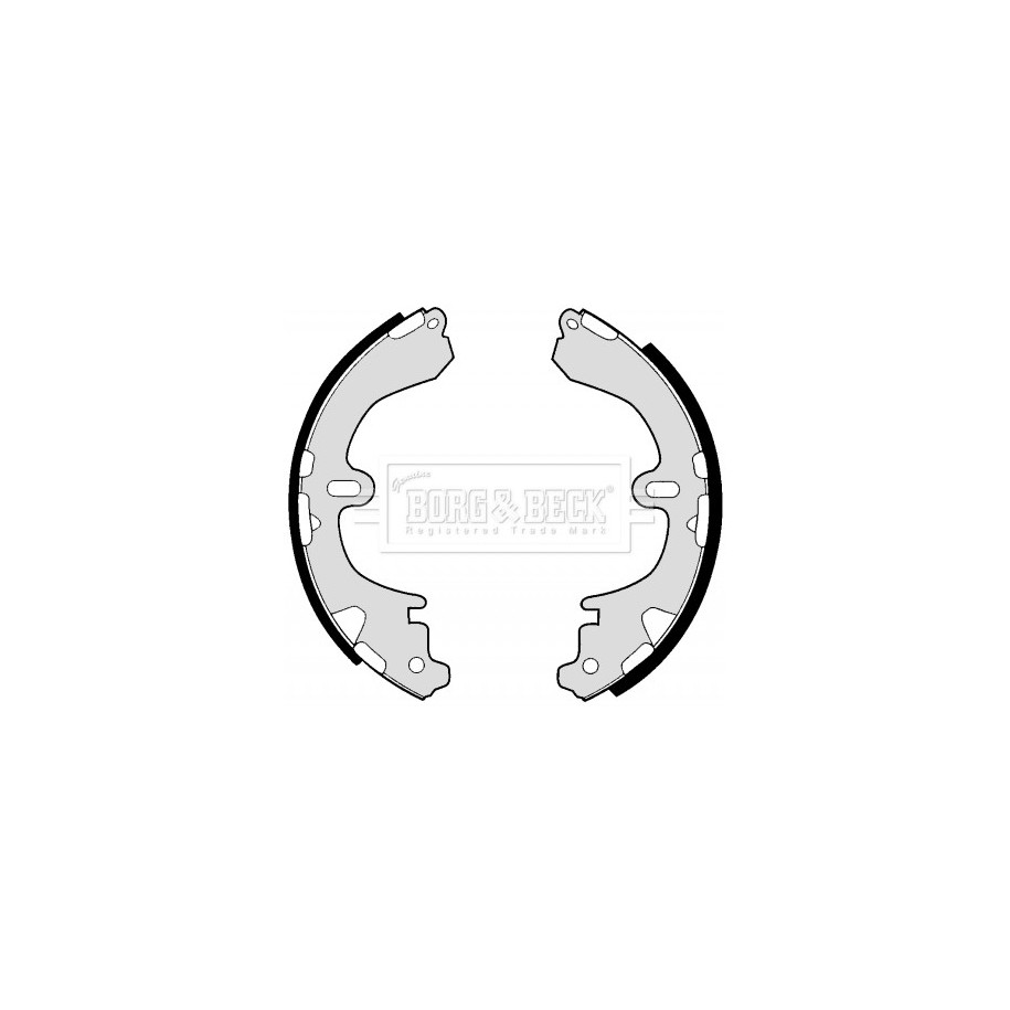 Brake Shoe Set BORG & BECK BBS6249 for TOYOTA OE 0449501030