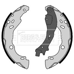 Brake Shoe Set BORG & BECK BBS6376 for CITROEN