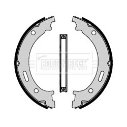 Brake Shoe Set BORG & BECK BBS6428 for JEEP COMMANDER