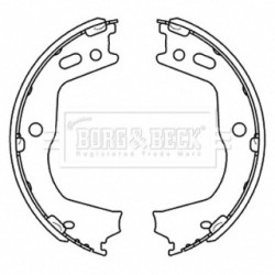 Brake Shoe Set BORG & BECK BBS6513 for HYUNDAI EQUUS