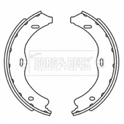 Brake Shoe Set BORG & BECK BBS6519 for MERCEDES S-CLASS OE 2214200620