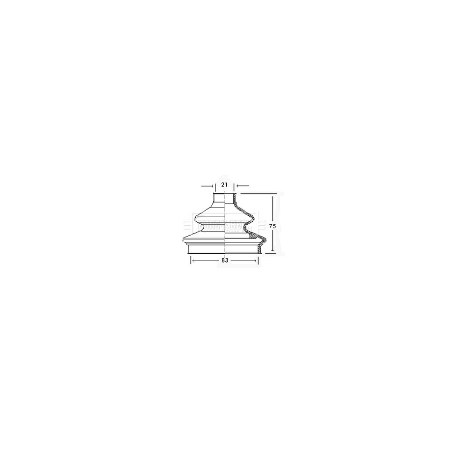 Cv Joint Boot Kit BORG & BECK BCB2333 for AUDI