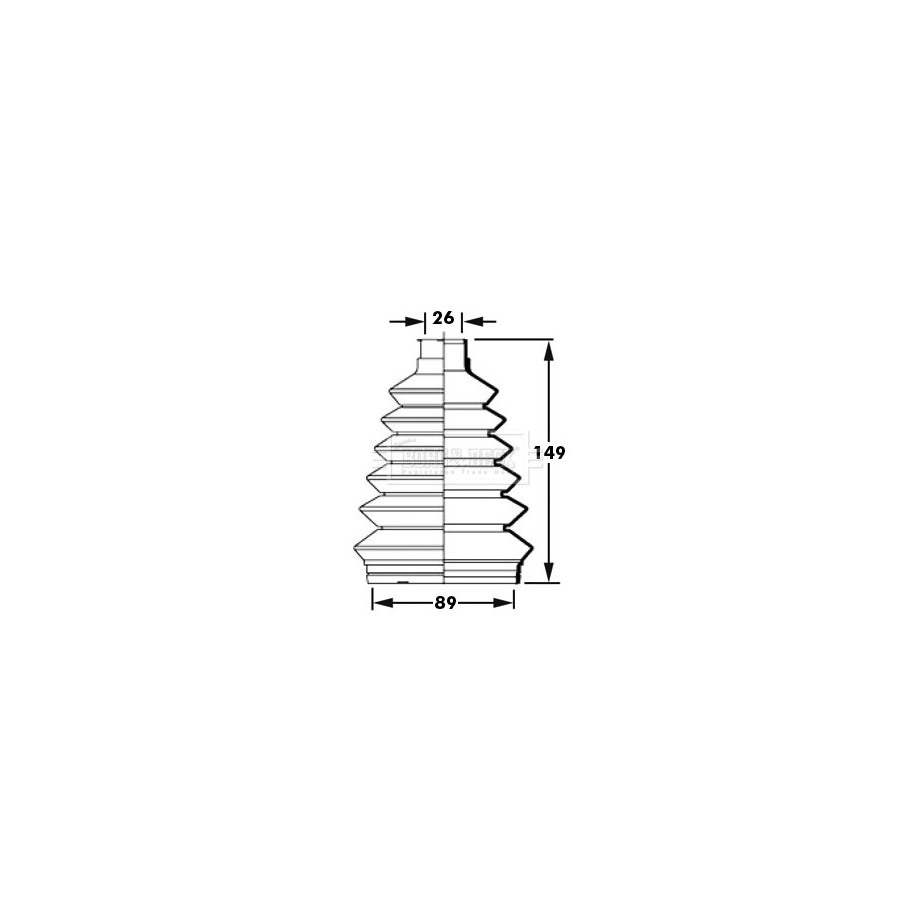 Cv Joint Boot Kit BORG & BECK BCB2367 for CHEVROLET