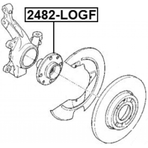 Wheel Hub - FEBEST 2482LOGF