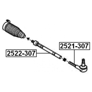 Tie Rod End - FEBEST 2521307