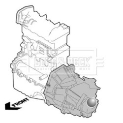 Engine Mount BORG & BECK BEM3381 for RENAULT MEGANE